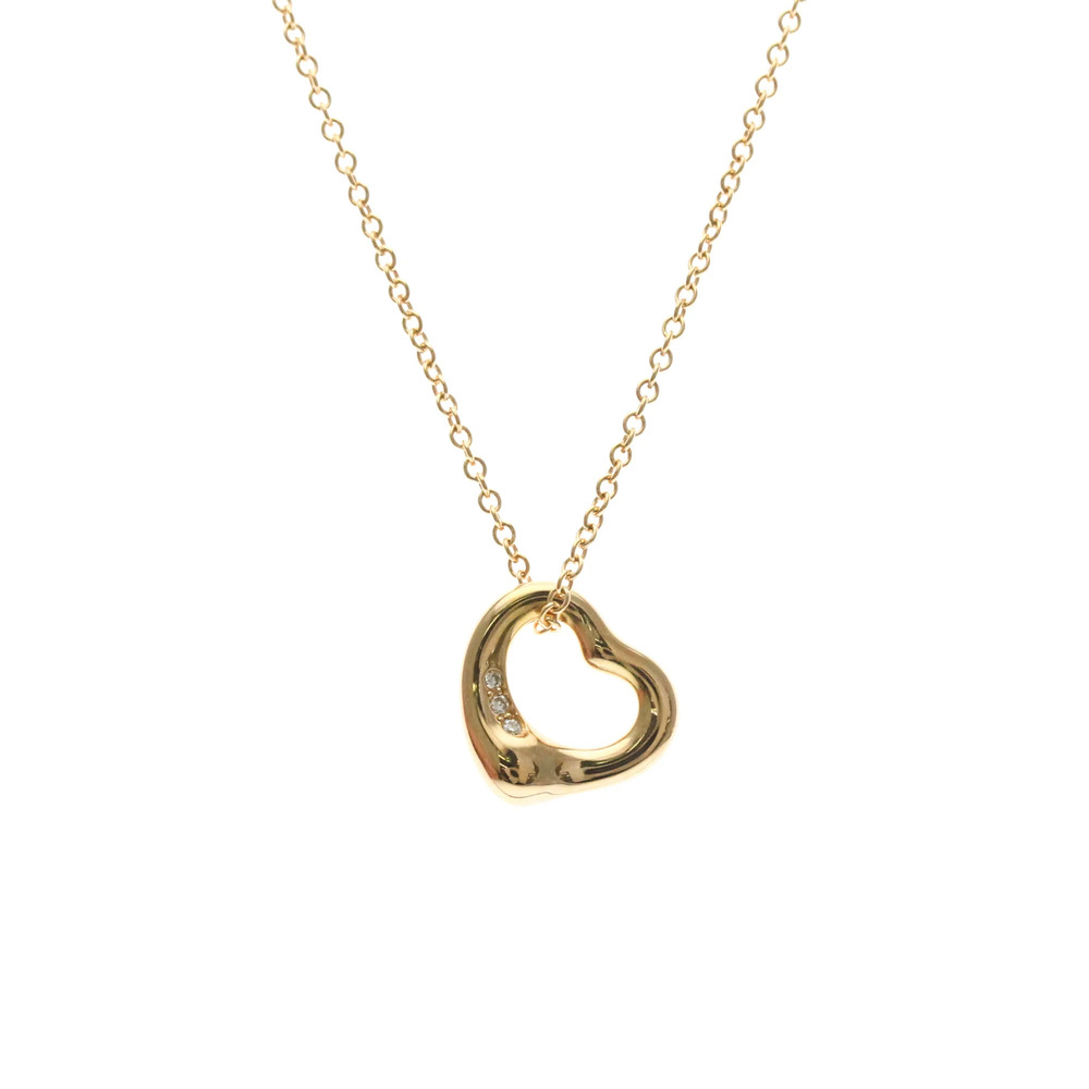 TIFFANY 18k Gold Heart Necklace